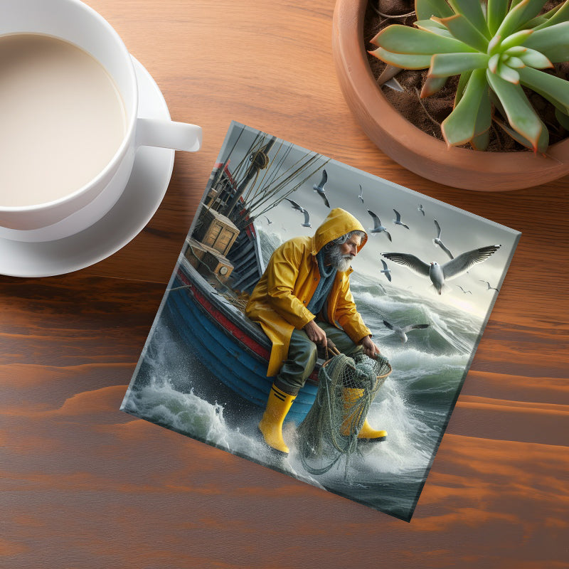 A Timeless Tribute to the Art of Fishing Coaster