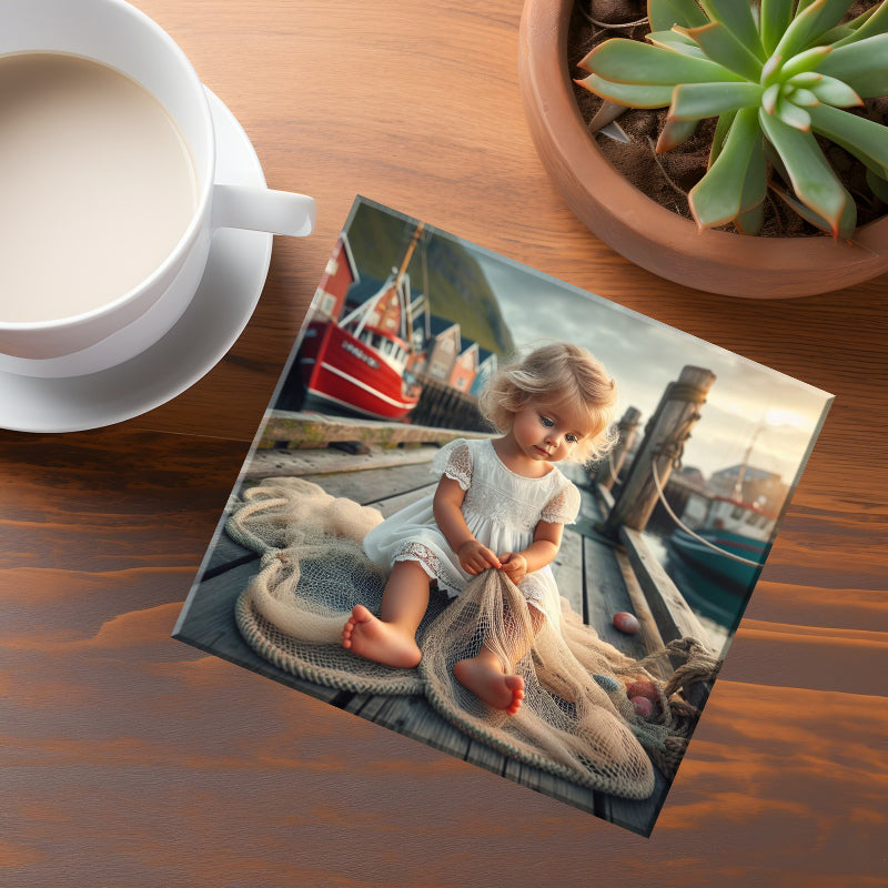 A Touch of Coastal Charm Coaster