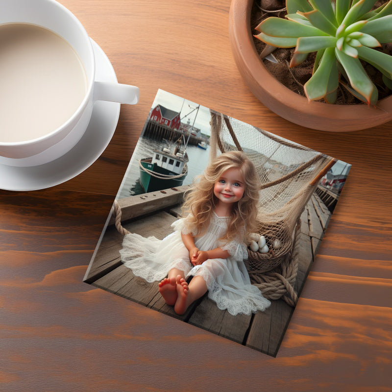 A Touch of Coastal Charm Coaster