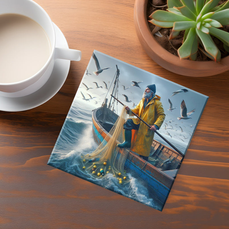A Timeless Tribute to the Art of Fishing Coaster