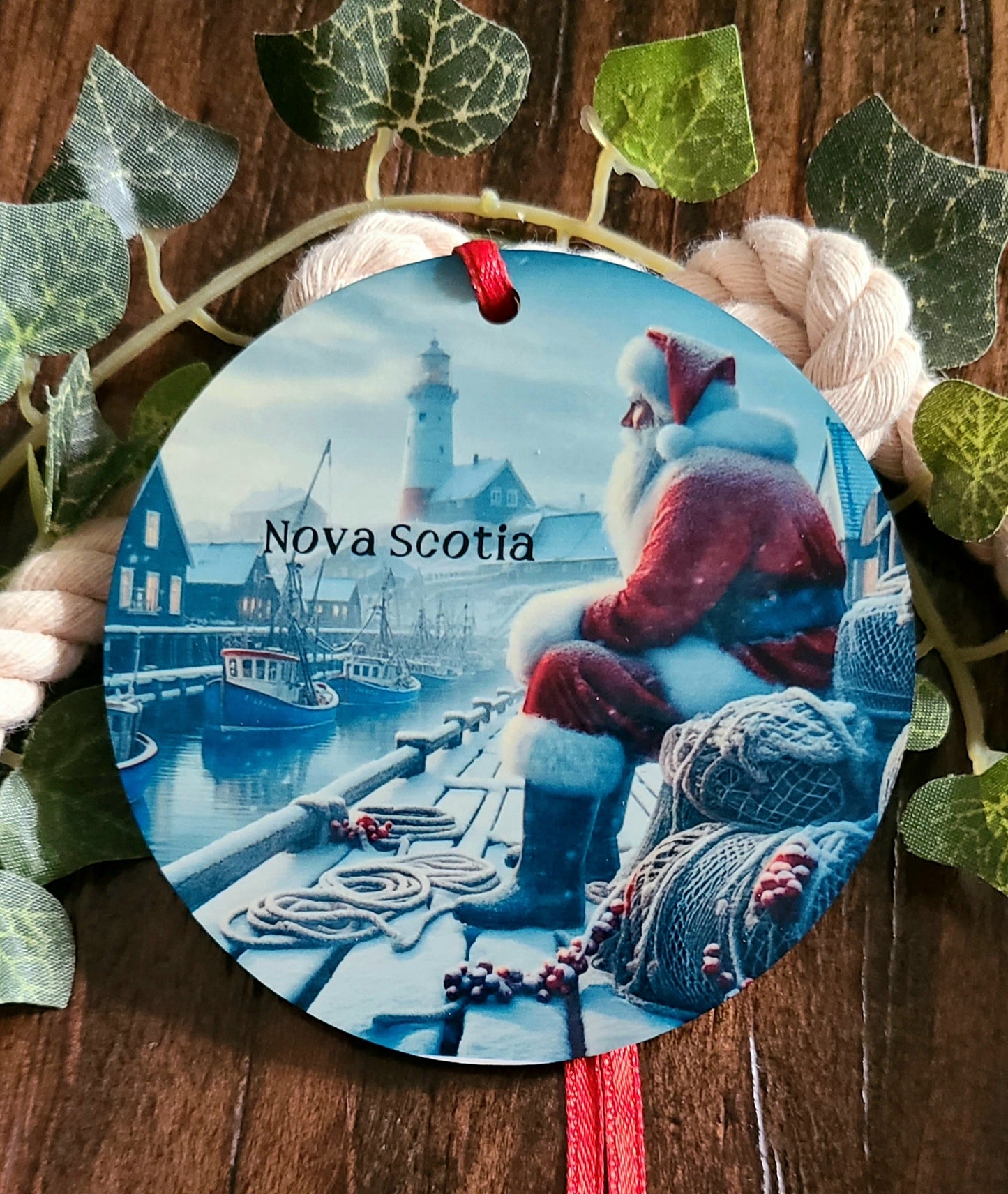 Nova Scotia Santa Tree Ornament