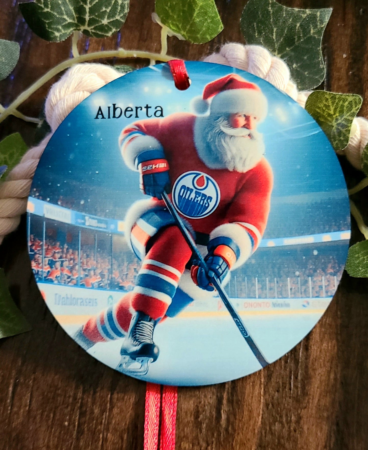 Alberta Santa Tree Ornament