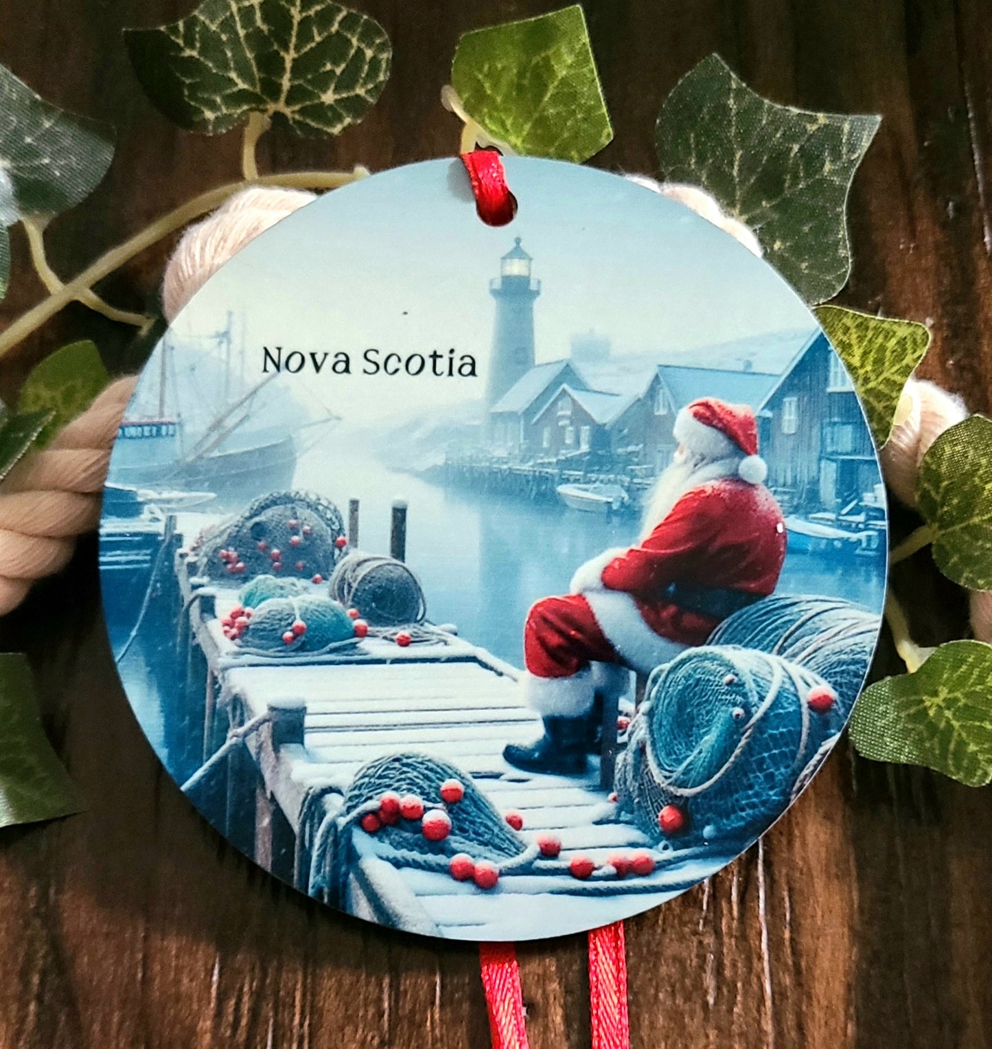 Nova Scotia Santa Tree Ornament