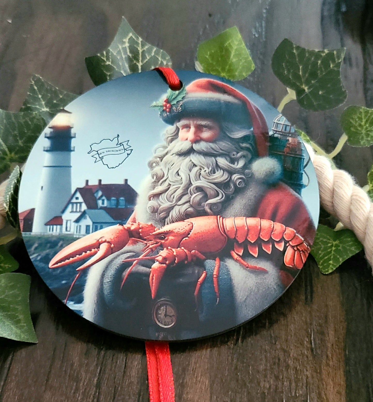 Prince Edward Island Santa Tree Ornament