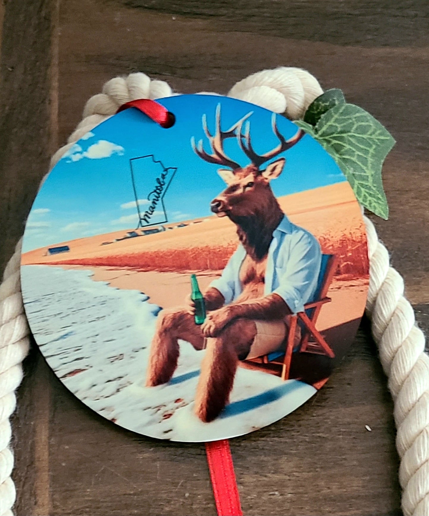 Manitoba Elk Tree Ornament