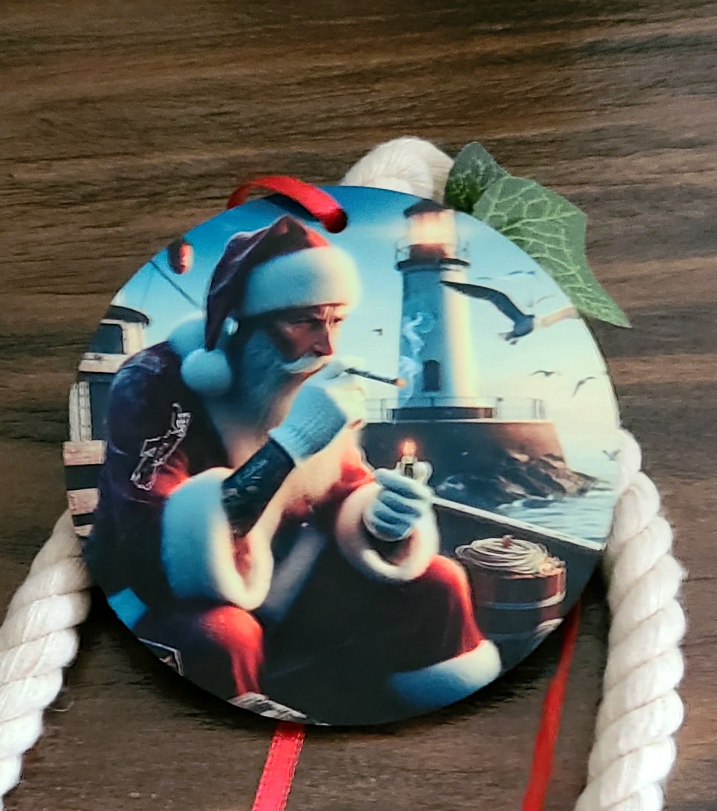 Nova Scotia Bad Santa Tree Ornament