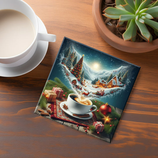 Scenic Christmas Coaster