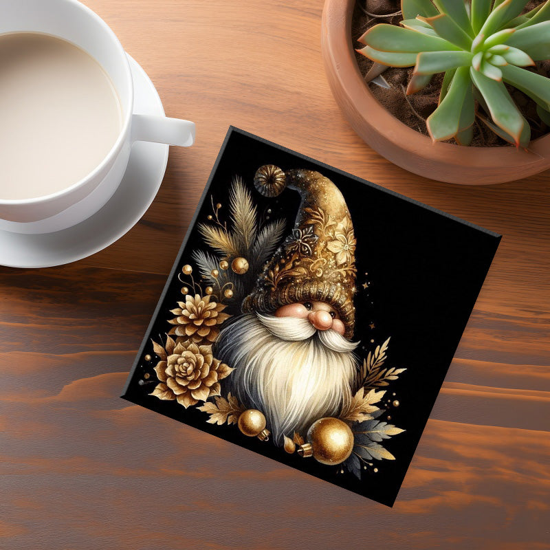 Gold Gnome Coaster