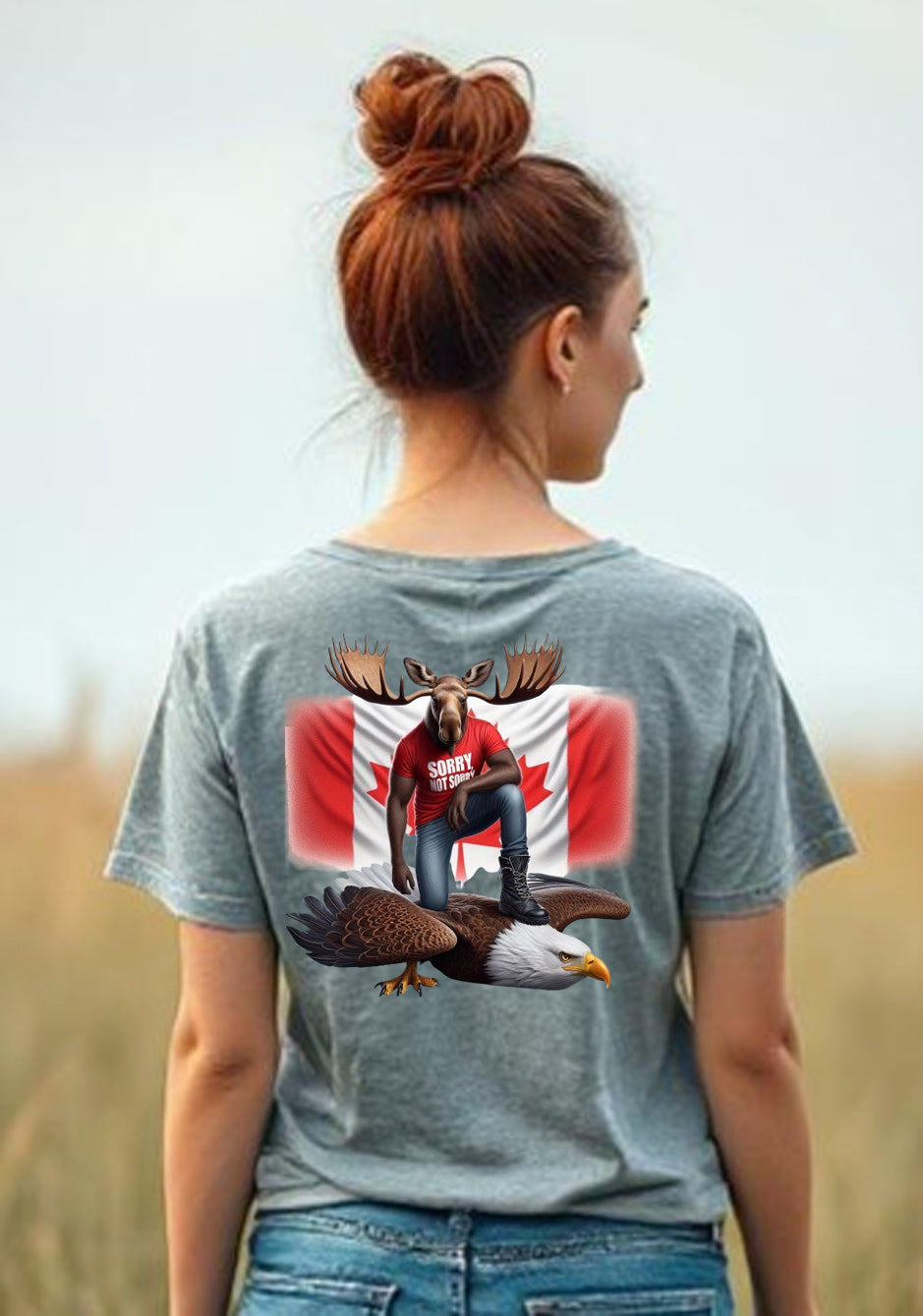 Sorry Not Sorry V Neck T Shirt