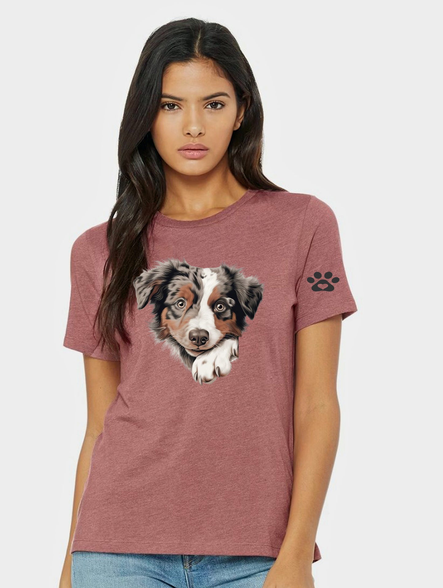 Ladies Australian Shepard T Shirt