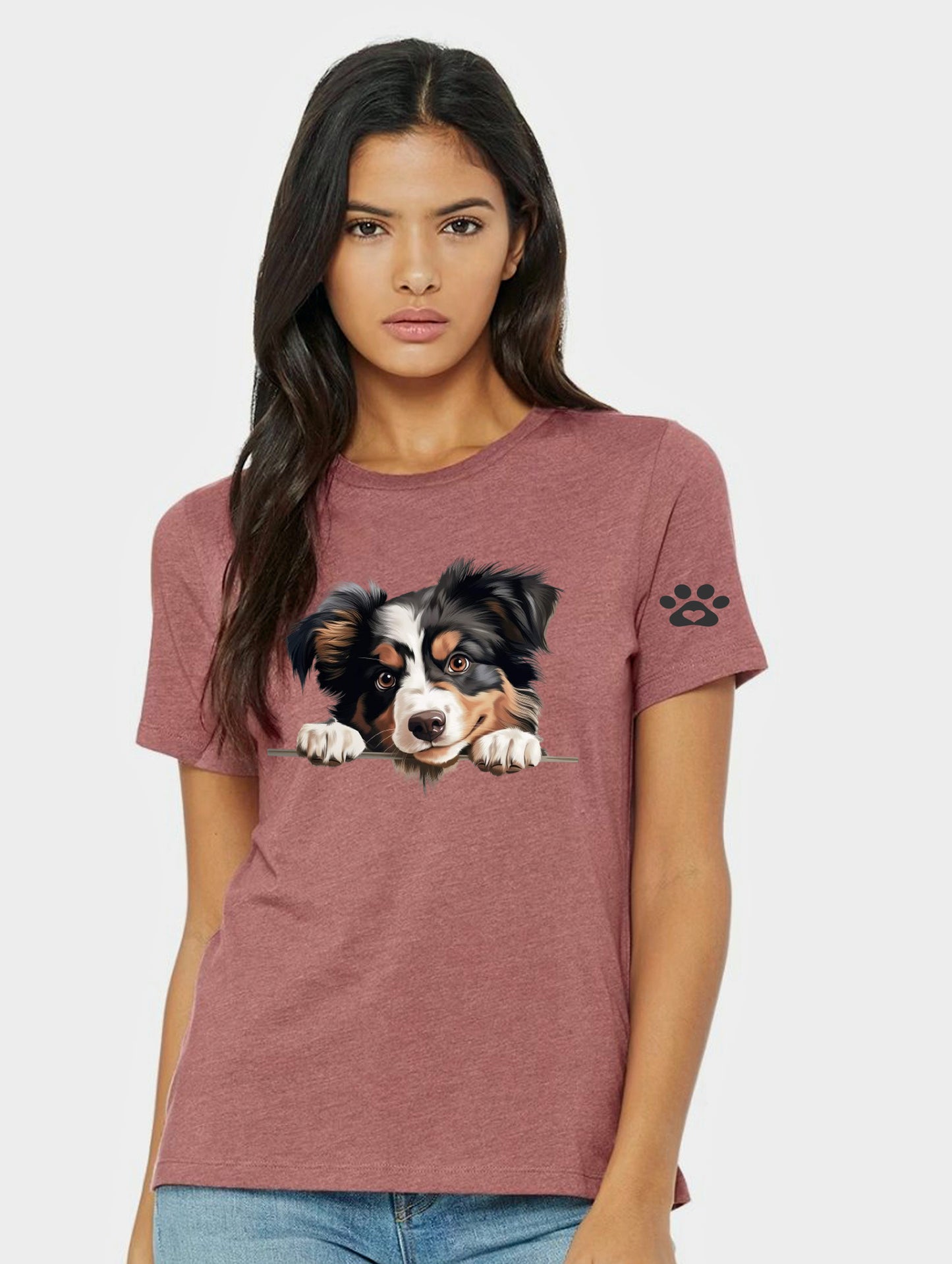 Ladies Australian Shepard T Shirt