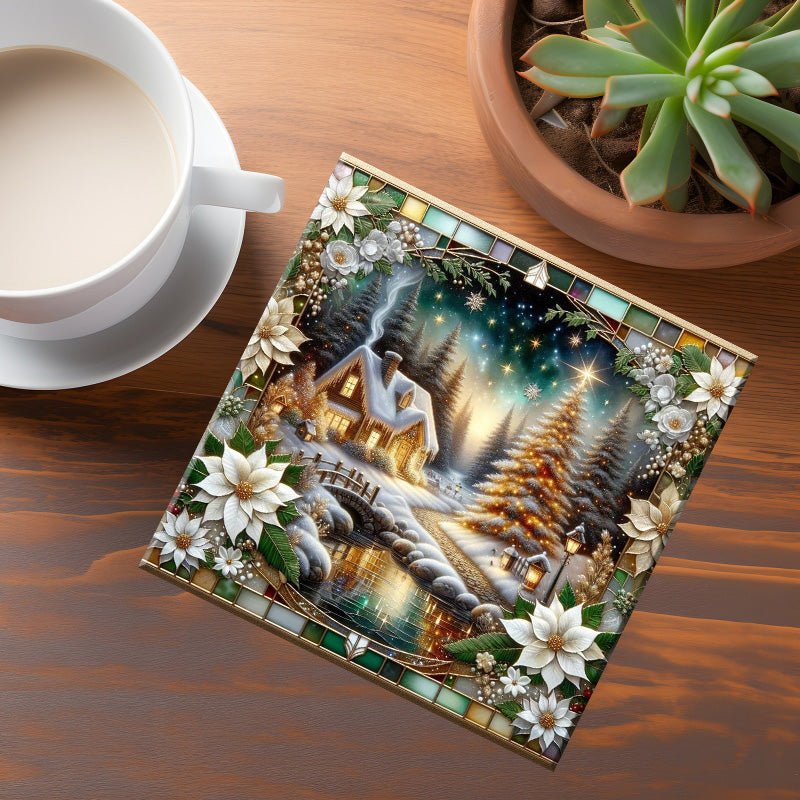 Christmas Scenery Coaster