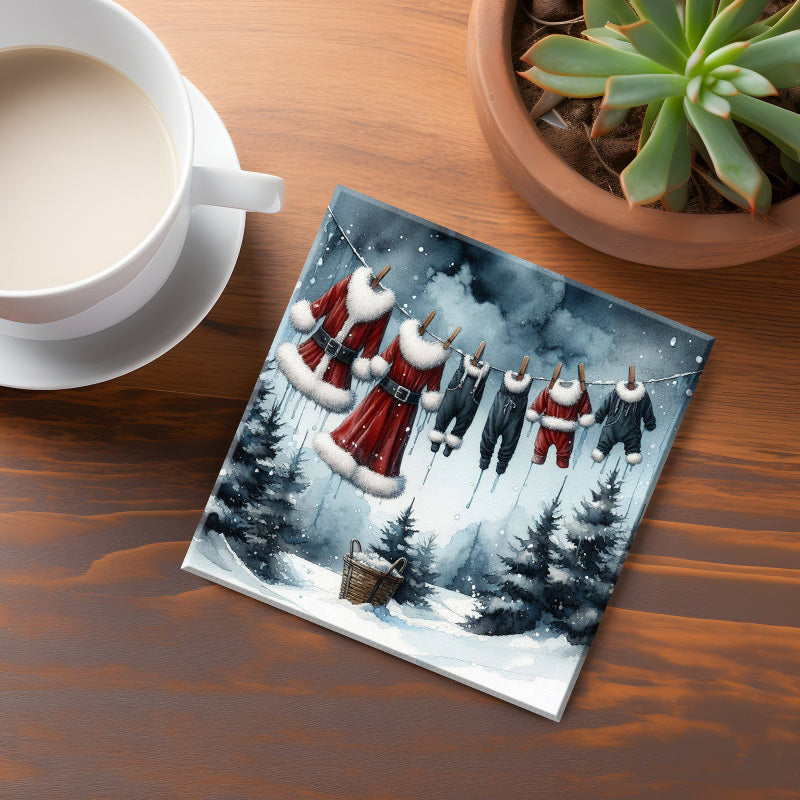 Christmas Laundry Coaster