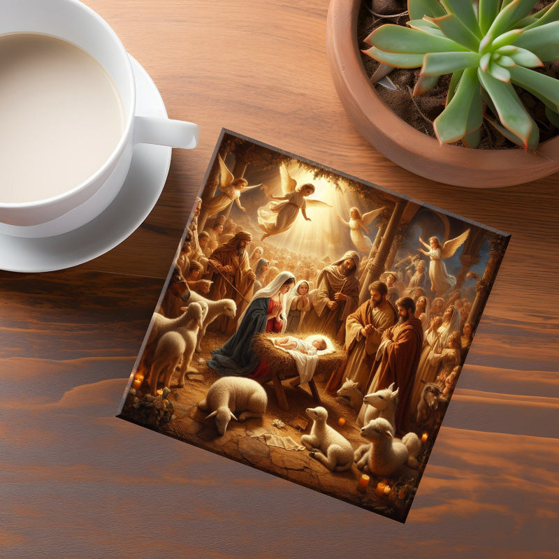 Nativity Scene Coaster