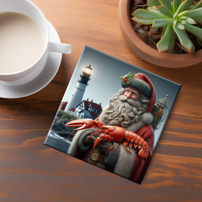 New Brunswick Santa Coaster
