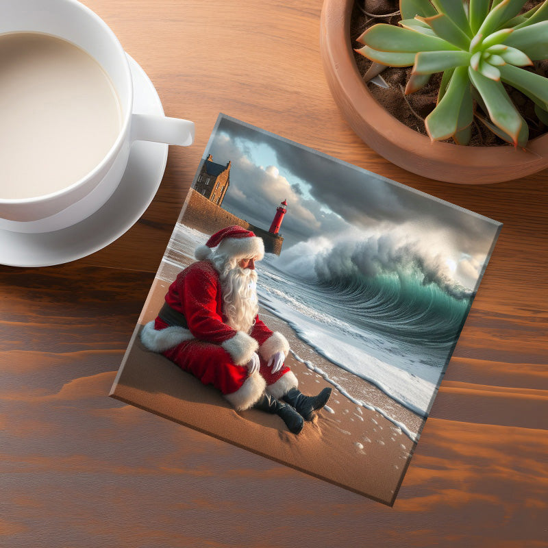 New Brunswick Santa Coaster