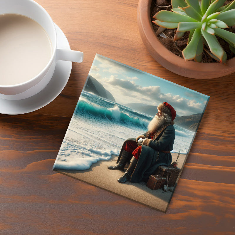 New Brunswick Santa Coaster