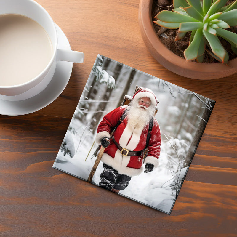 New Brunswick Santa Coaster