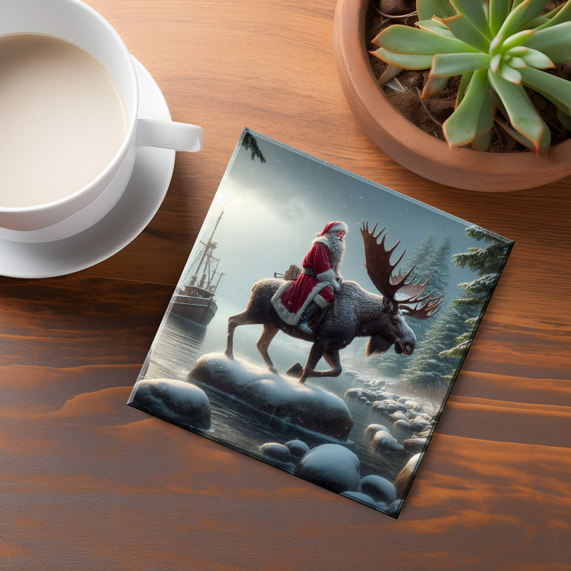 Newfoundland & Labrador Santa Coaster