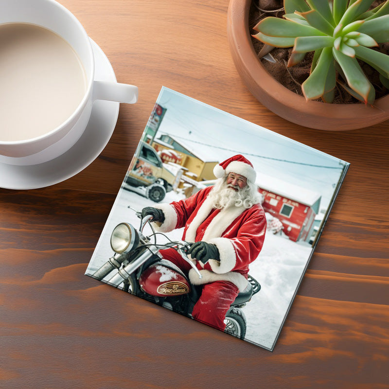 North West Territories Santa Coaster