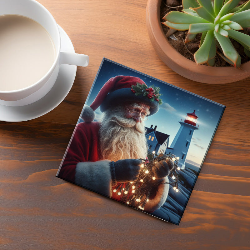 Nova Scotia Santa Coaster