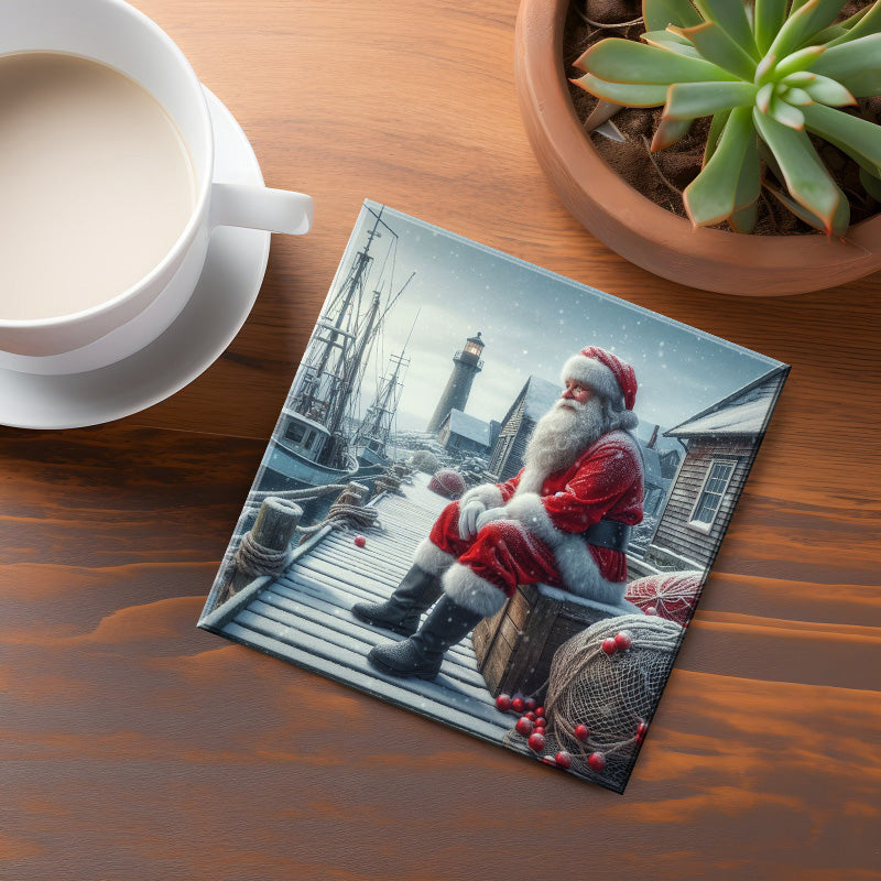 Nova Scotia Santa Coaster