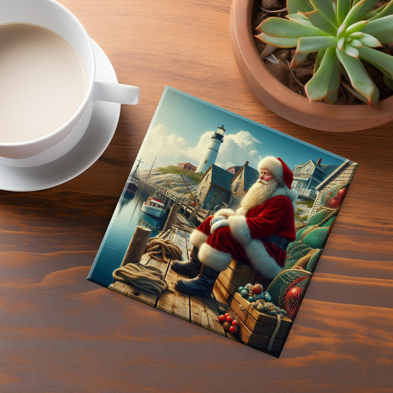 Nova Scotia Santa Coaster