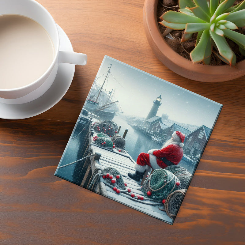 Nova Scotia Santa Coaster