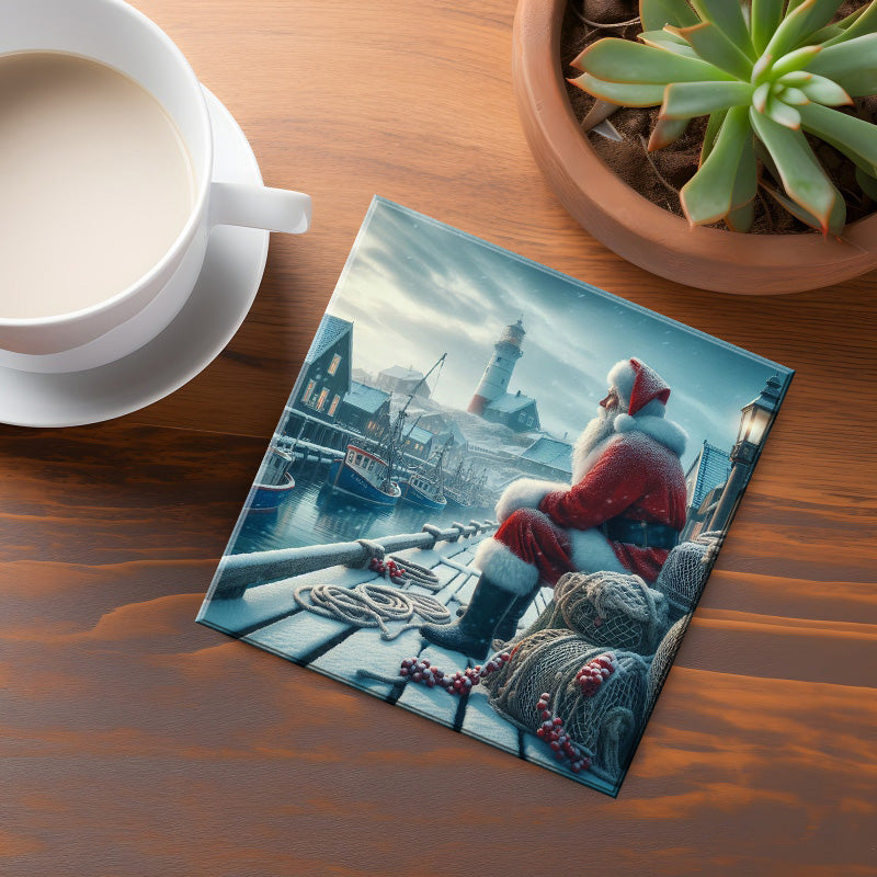 Nova Scotia Santa Coaster