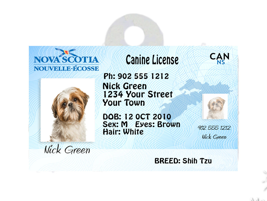 Nova Scotia Pet Tags