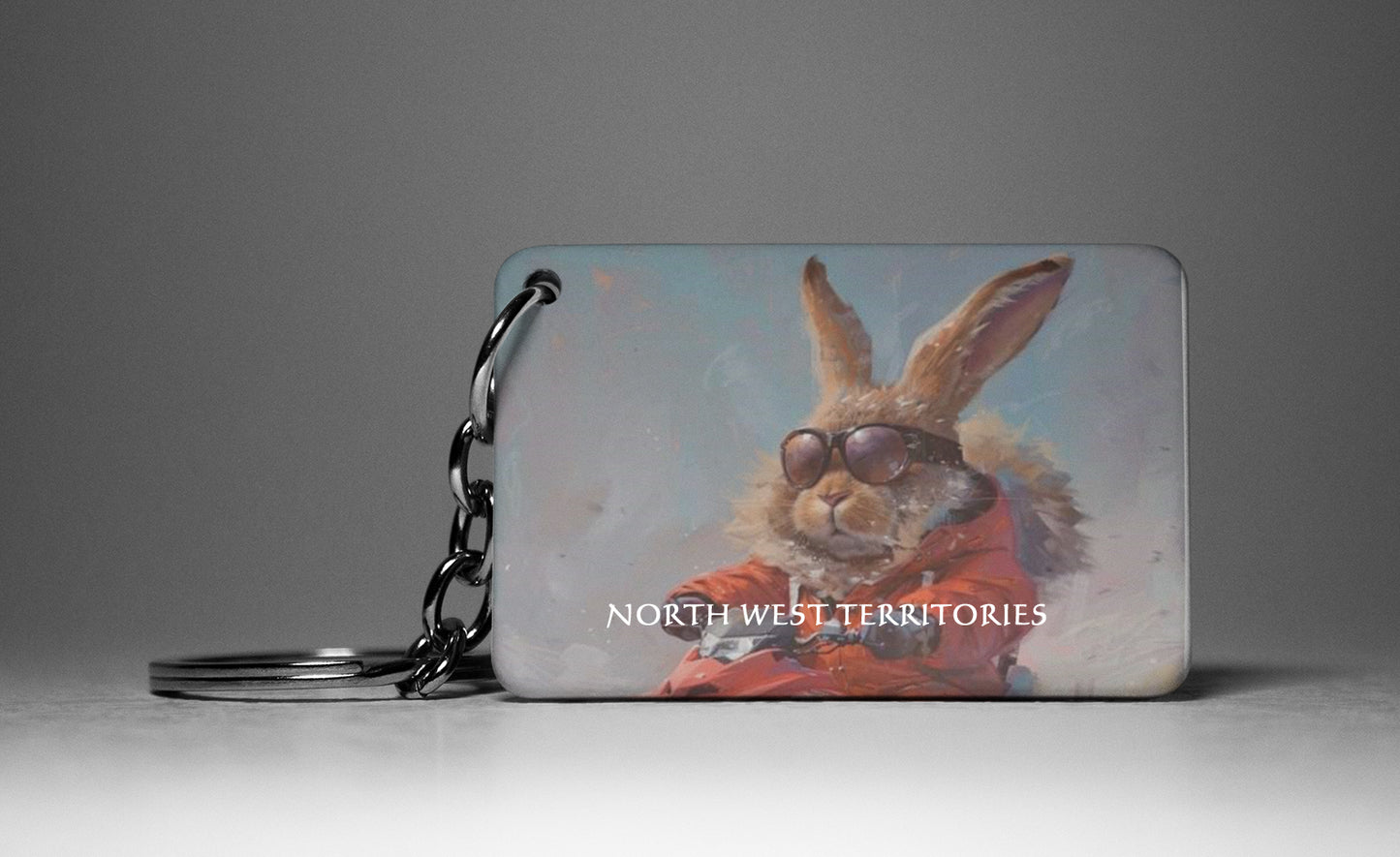 North West Territories Bunny Keychain