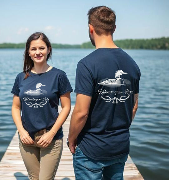 Kabinakagami Lake Unisex Loon T Shirt