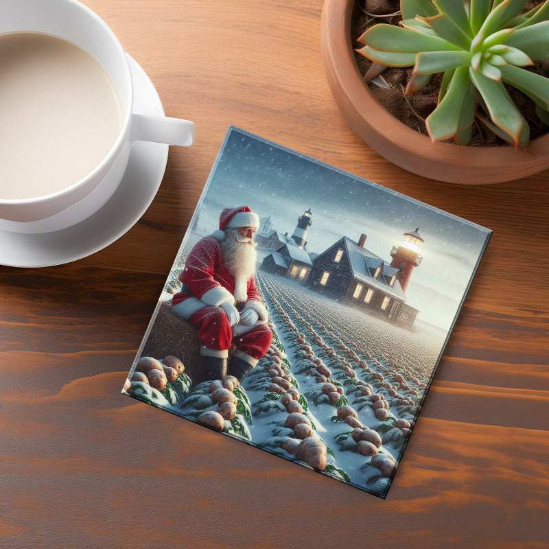 Prince Edward Island Santa Coaster