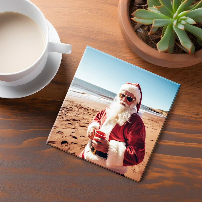 Prince Edward Island Santa Coaster