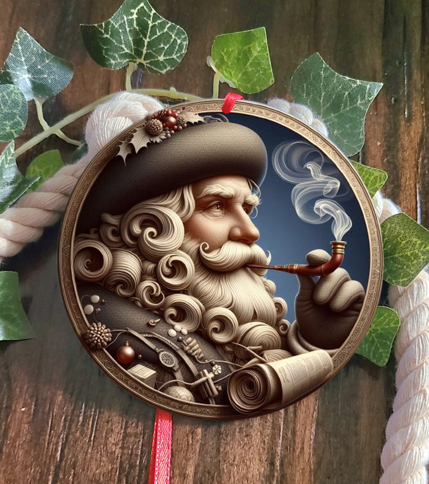 Santa Tree Ornament