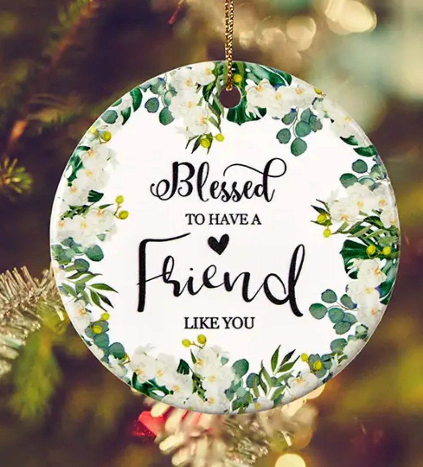 Blessed Friend Tree Ornament