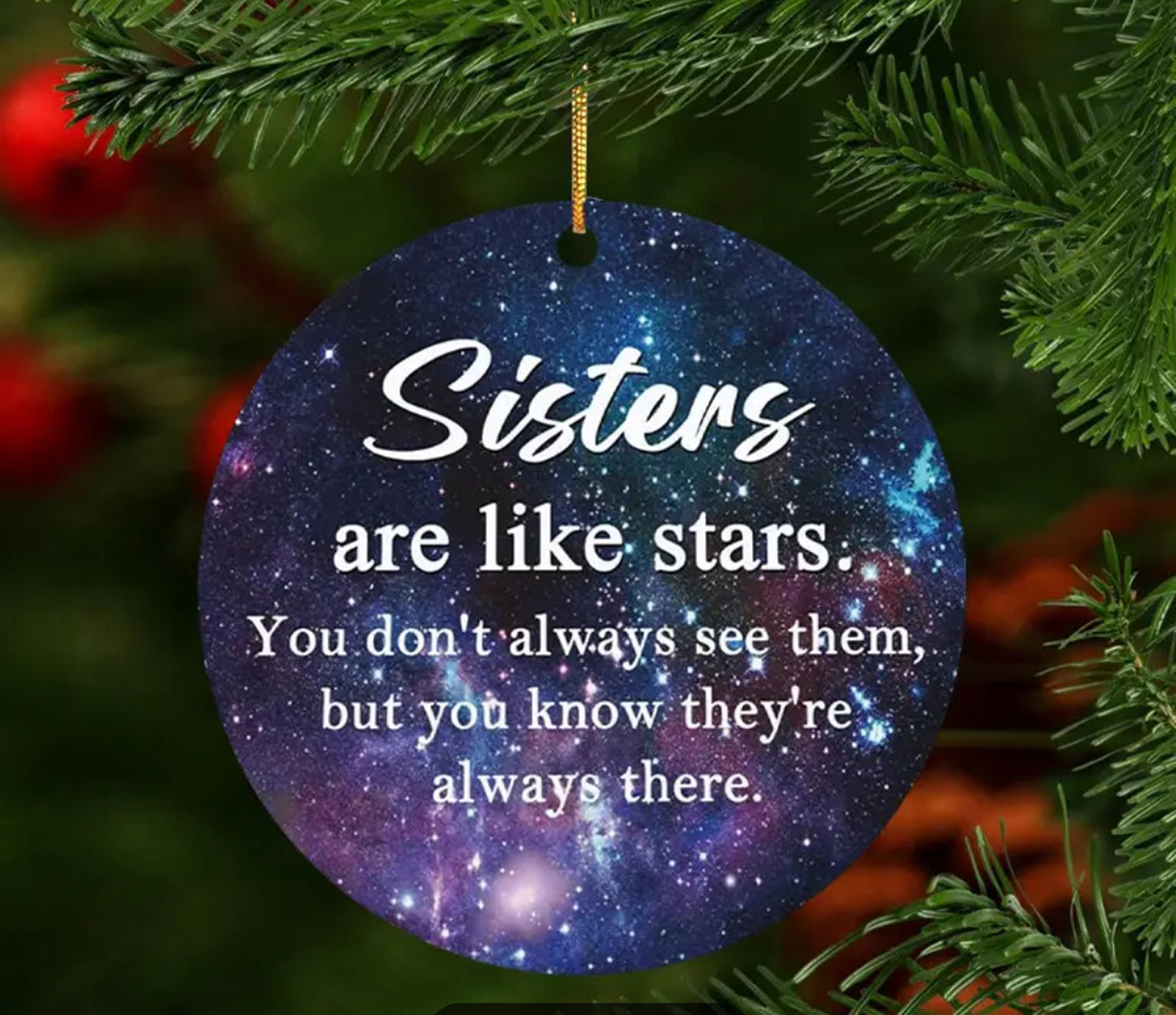 Sisters Tree Ornament