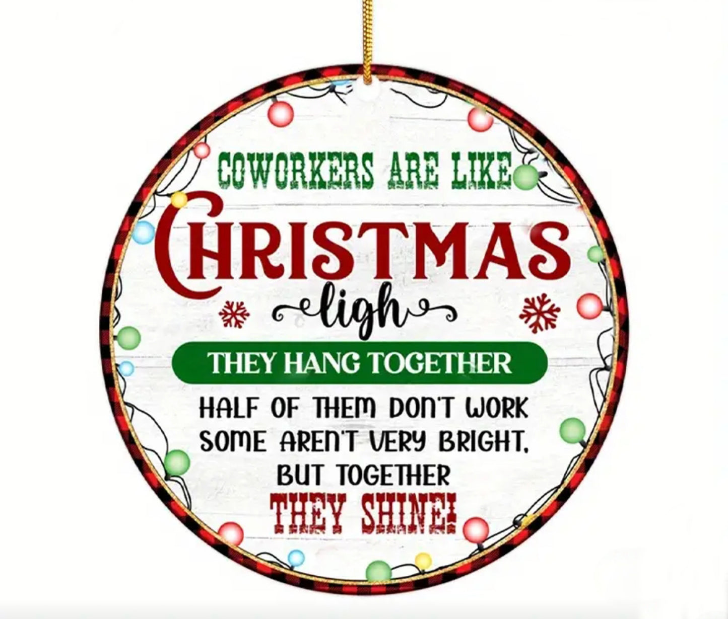 Coworkers Tree Ornament