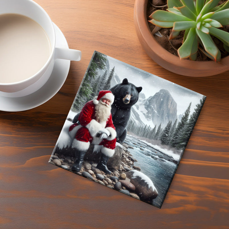 British Columbia Santa Coaster