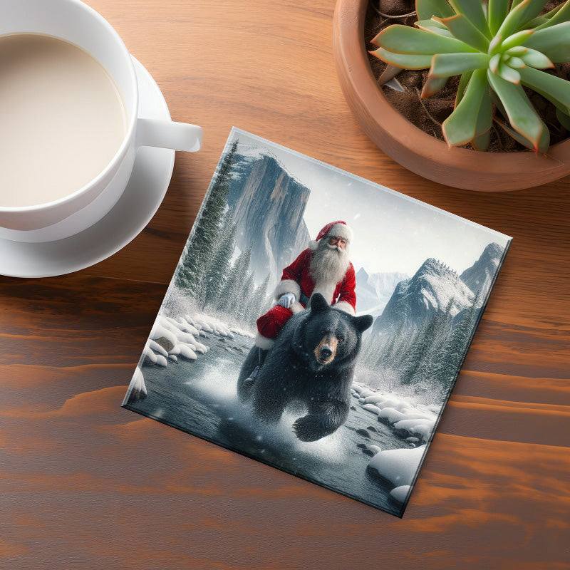 British Columbia Santa Coaster