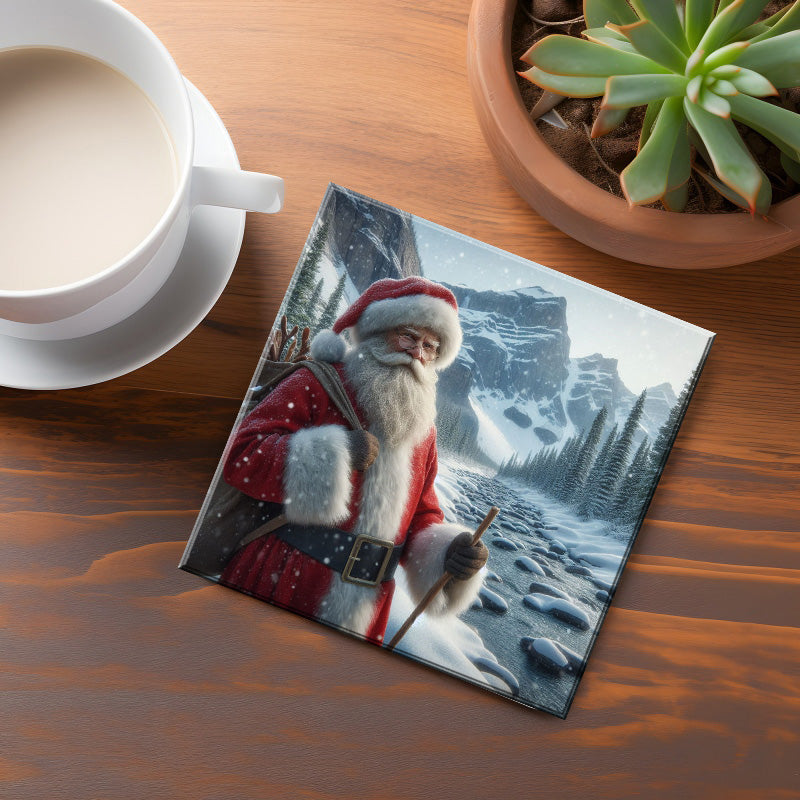 British Columbia Santa Coaster