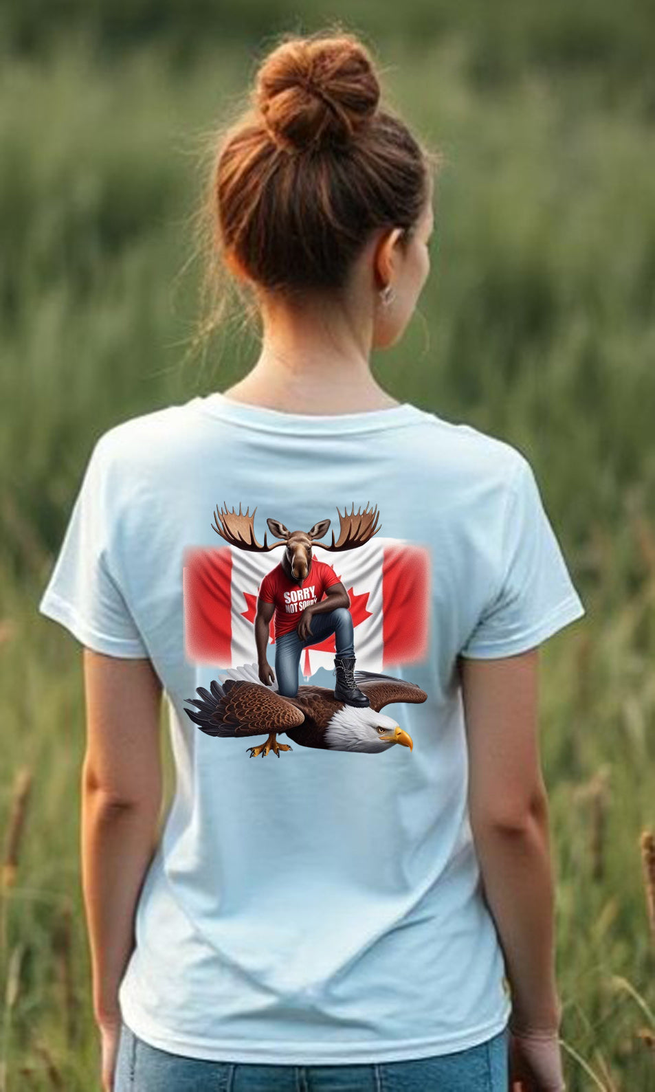 Sorry Not Sorry V Neck T Shirt