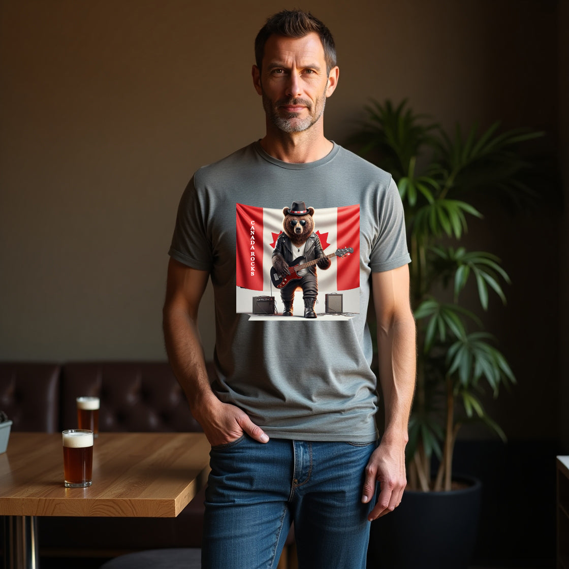 Unisex Grizzly Shadow T Shirt