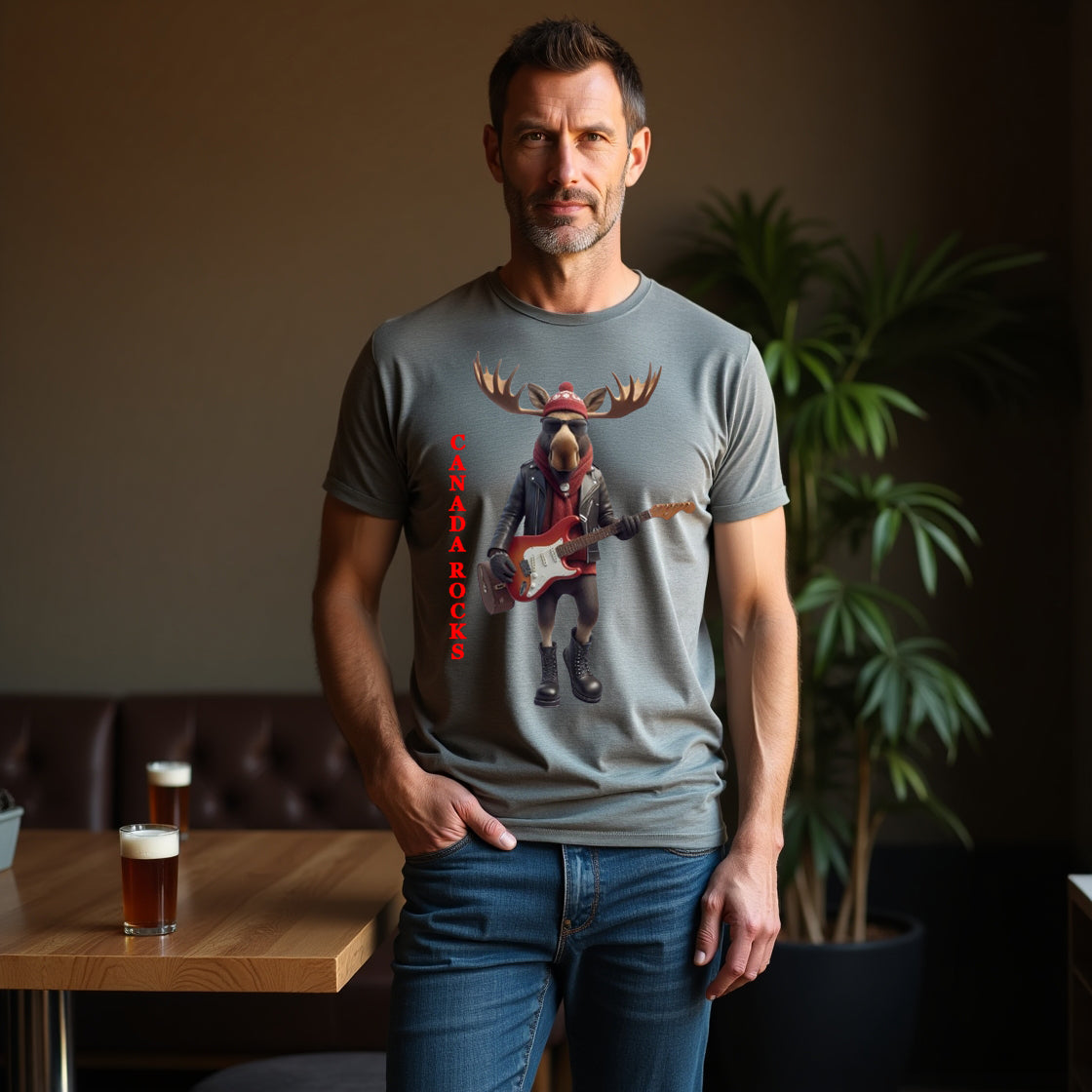 Unisex Moose Of The Mountain T Shirt