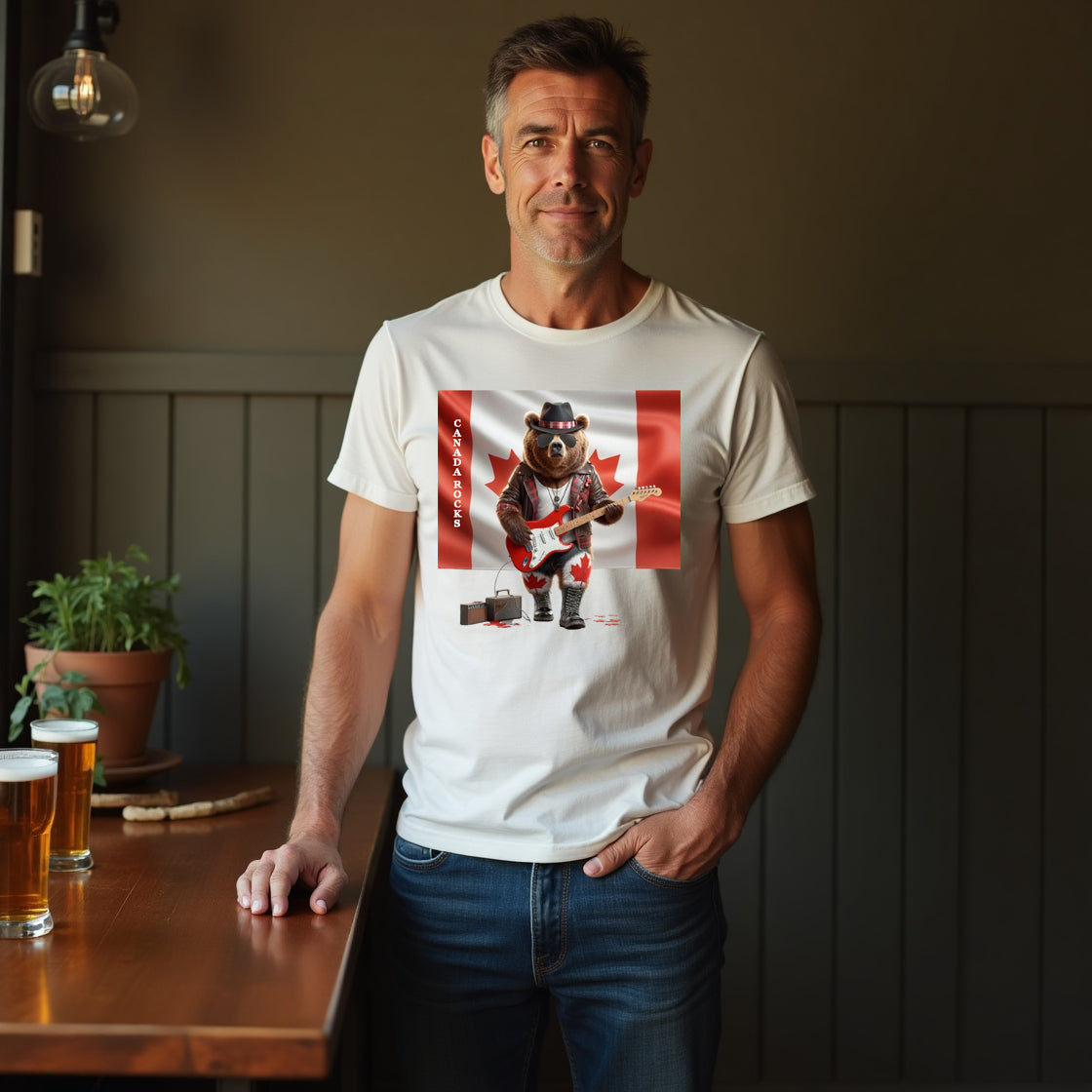 Unisex Wild Bear Blues T Shirt