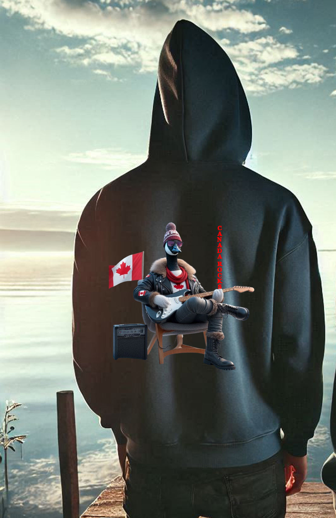 Unisex Blow At The Goose Hoodie