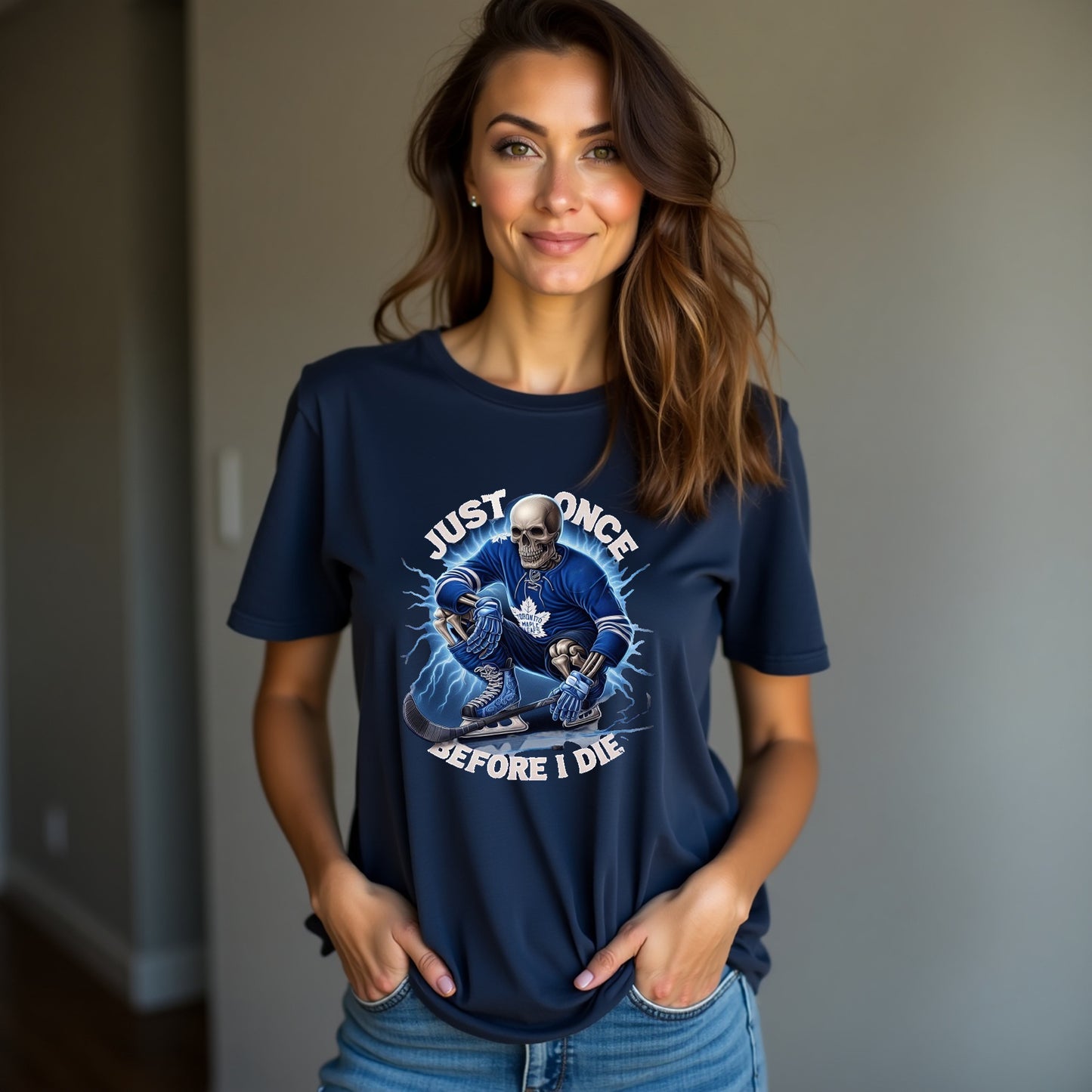 Toronto Maple Leafs, Ladies, "Just Once Before I Die" T Shirt