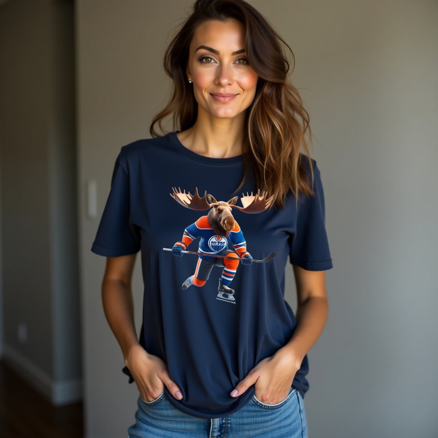 Edmonton Oilers, Ladies, "Northern Stampede" T Shirt