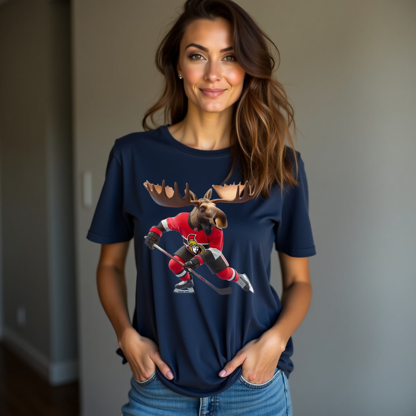 Ottawa Senators, Ladies, "Senate Stag" T Shirt