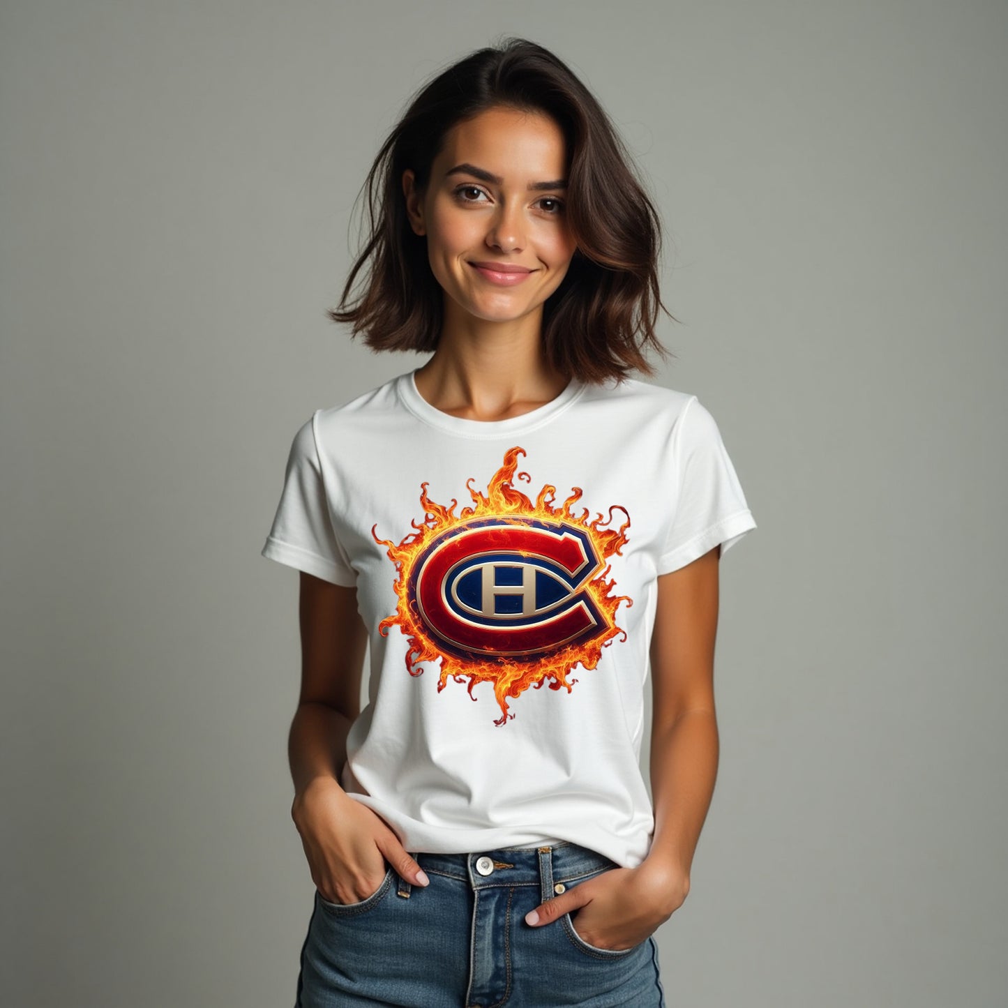 Montreal Canadiens, Ladies, "Molson Blaze" T Shirt